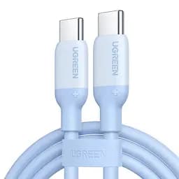Кабель Ugreen USB-C to USB-C Silicone Fast Charging Cable голубой 2 м (15281)