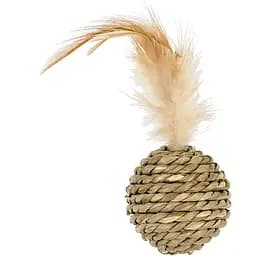 Іграшка для котів AnimAll Фан М'ячик з пір'ям