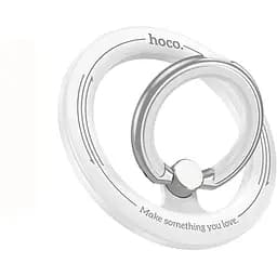 Магнитное кольцо держатель для телефона Hoco GH1 магнитный белый
