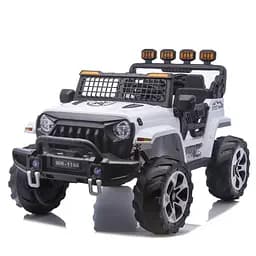 Джип M 6380EBLR-1(24V) радіо/к2.4G, 1*24V8AH 4*45W, MP3, USB, TF, BLUETOOTH, EVA, шкіра, муз світло білий