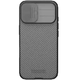Карбонова накладка Nillkin CamShield Pro для Apple iPhone 17 (6.3) Transparent black - мініатюра 3
