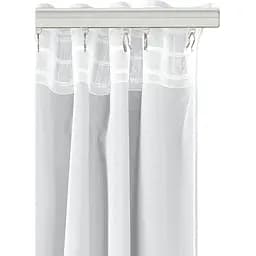 Штори на кухню та в кімнату Cosas SNOW CS1, 180х260 см 2 шт білий (Curtains_01White_DUK_180x260) - мініатюра 5