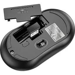 Бездротова миша Hoco GM21 Platinum 2.4G Business Wireless Mouse Black Yellow - мініатюра 4