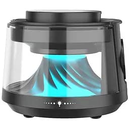 БЗП Wiwu Wi-W039 Flow 5in1 wireless charger with Speaker & Night Light 15W Black