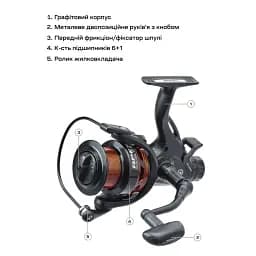 Котушка Brain Apex Double Baitrunner 3000 6+1BB - мініатюра 6