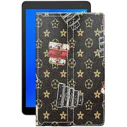 Чохол StatusCASE з екошкіри для планшету Alcatel 1T 10 (8082) 10.1 Луі-Вітон-коричневий