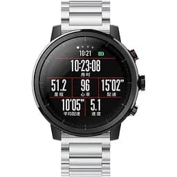 Ремінець BeWatch для Amazfit Stratos/Pace Сріблястий (1020405)