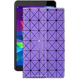 Чохол StatusCASE з екошкіри для планшету Nomi Ultra 4 LTE 10 C101034 Фіолетовий ромб