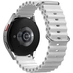 Універсальний ремінець для смарт-годинників Ocean Band 20mm Light Grey [122652] - мініатюра 5