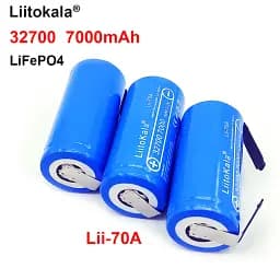 Акумулятор Li-ion Liitokala Lii-70A 32700 7000 мАч під пайку (Синій) - мініатюра 2