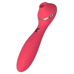 Вакуумний вібратор KisToy Polly Plus Violet Red