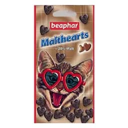 Ласощі Beaphar Malthearts з мальт-пастою для виведення шерсті зі шлунка 150 шт