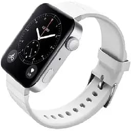 Силіконовий ремінець BeCover для Xiaomi Mi Watch / Garmin Vivoactive 3S / 4S / Venu 2С / Canyon CNS-SW71SS / Mobvoi TicWatch C2 / Withings Activite Steel / Huawei Honor S1 White (704521) - мініатюра 2