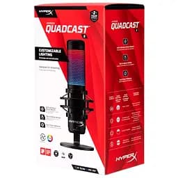 Мікрофон HyperX QuadCast S Black (HMIQ1S-XX-RG, G/4P5P7AA) [67623] - мініатюра 8