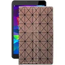 Чохол StatusCASE з екошкіри для планшету Nomi Ultra 4 LTE 10 C101034 Коричневий ромб