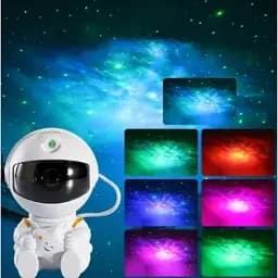 Лазерний нічник-проектор зоряного неба Astronaut Art HR-F3 білий - мініатюра 4