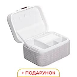 Скринька-органайзер для прикрас 15,5х11,5х8,5 см із екошкіри, сірий Yiwu HP-5-37BE