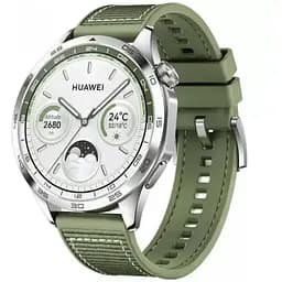 Smart Watch Huawei GT 4 46mm Green (Woven Strap) UA - мініатюра 2