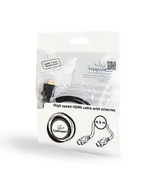 Кабель Cablexpert HDMI - HDMI V 1.4 (M/M), 4.5 м, чорний пакет (CC-HDMI4L-15) - мініатюра 2