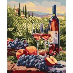 Картина по номерам "Фруктовое вино" Идейка KHO5702, 40х50 см