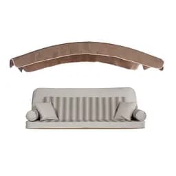 Комплект до гойдалки Ost-Fran Gloria 170x110x10 см, тканина 1503/2709