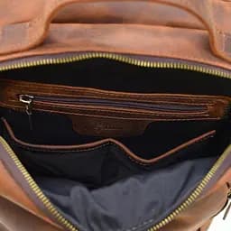 Чоловічий шкіряний рюкзак TARWA 30х40х17 см sum0026639 - мініатюра 2