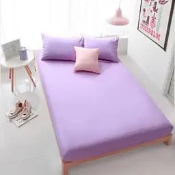 Простыня Hobby Poplin Gold на резинке 200x100 см Lila (608352)