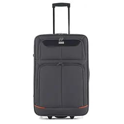 Валіза Semi Line 24" (M) Grey/Orange Lines (T5754-2) - мініатюра 2