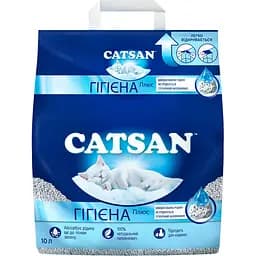 Наповнювач для котячого туалету Catsan Hygiene Plus 10 л