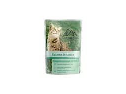 Вологий корм для кішок Carpathian Pet Food Лосось в соусі 100 г (4820111141357)