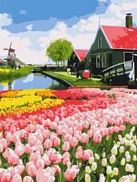 Картина по номерам на подрамнике Brushme Голландская провинция