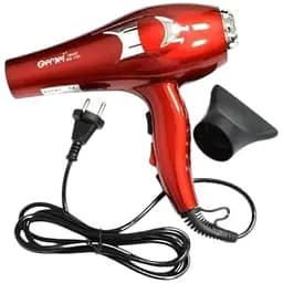 Фен для волос Gemei GM-1705 с концентратором 1500 Вт Красный