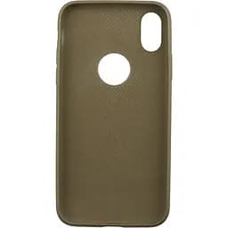 Чохол-накладка Usams Lavan Series Apple iPhone X Gold - мініатюра 3