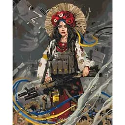 Картина за номерами Brushme На захисті свободи © Станіслав Лунін 40x50 см