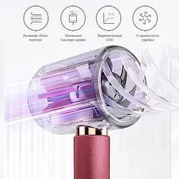 Фен ShowSee Electric Hair Dryer A11-R Red - мініатюра 3