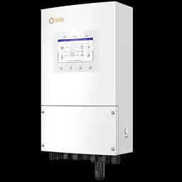 Гібридний інвертор SOLIS S6-EH1P8K-L-PLUS, однофазний, 8кВт (2/4 MPPT 90 - 435V, струм заряду акб 190A, DC 40-60V) 23.5 кг,335×560×253