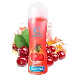 Гель-лубрикант зволожуючий їстівний вишня Cherry 100 мл на водній основі