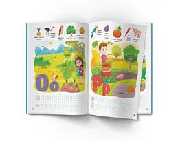Книга Кристал Бук Школа сучасного чомусика English ABC 128 розвиваючих наліпок (F00029943) - мініатюра 5