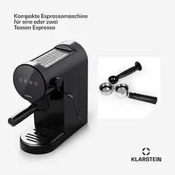 Кавоварка Klarstein Furore з неіржавкої сталі компактна 20 барів цифровий дисплей (10045526) - мініатюра 6