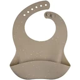  Слинявчик силіконовий Canpol Babies з кишенькою (51/029_bei)