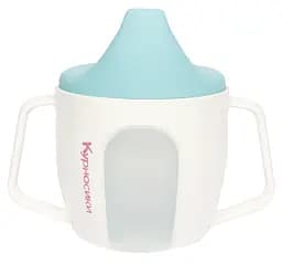 Уцінка. Чашка-поїльник Курносики, з твердим носиком, від 12 міс., 150 мл, блакитний (7019 блак)
