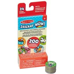 Набір з мініблокнота та запасних наліпок для штампа Melissa & Doug Sticker WOW Улюбленці (SM93208/6075135)