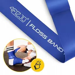 Стрічка компресійна для флосингу 4Fizjo Floss Band 207 x 5 x 0.1 см Blue (P-5905973405218) - мініатюра 3