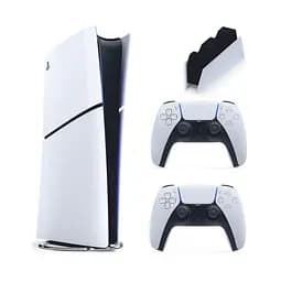 Консоль Sony PlayStation 5 Slim Digital Edition 1TB + 2 Геймпада бездротових DualSense White + Зарядний пристрій + гарантія Б/В