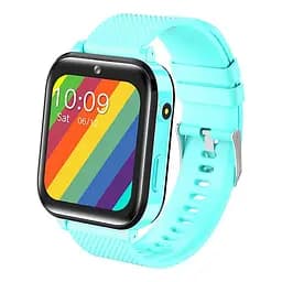 Дитячий розумний годинник Lemfo T-25 Pro з SIM картою, GPS трекером, 4G LTE, 16 ГБ пам'яті, TikTok, YouTube, WhatsApp, Instagram, прослуховуванням, відеодзвінками та кнопкою SOS Блакитний