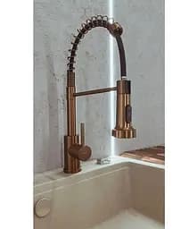 Змішувач для кухні з гнучким виливом Rea Colin brushed copper (REA-B5459) мідь - матова - мініатюра 7