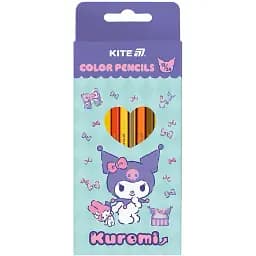 Олівці кольорові двосторонні Kite Kuromi 12 шт. (HK25-054-2)
