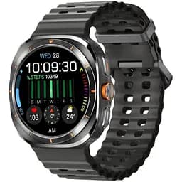 Умные часы Lemfo W7 с измерением давления и кислорода в крови Черные