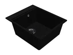 Кухонна мийка Miraggio LAGOON 420 black (0002563) Граніт, Під стільницю/Врізна, Чорний - мініатюра 4