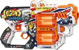 Пистолет BH103 Turbo & Fast с механическим двойным барабаном с мягкими патронами 12шт "Легенда оружия" (6955018161103)